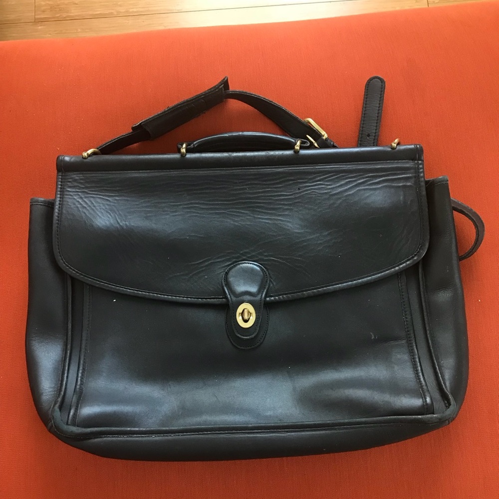 Leather briefcase